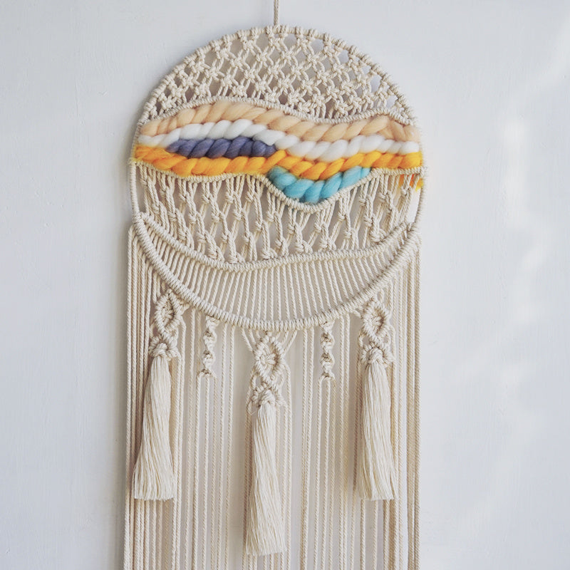 Macramé Dreamcatcher 'Colorful Night' Handmade or DIY