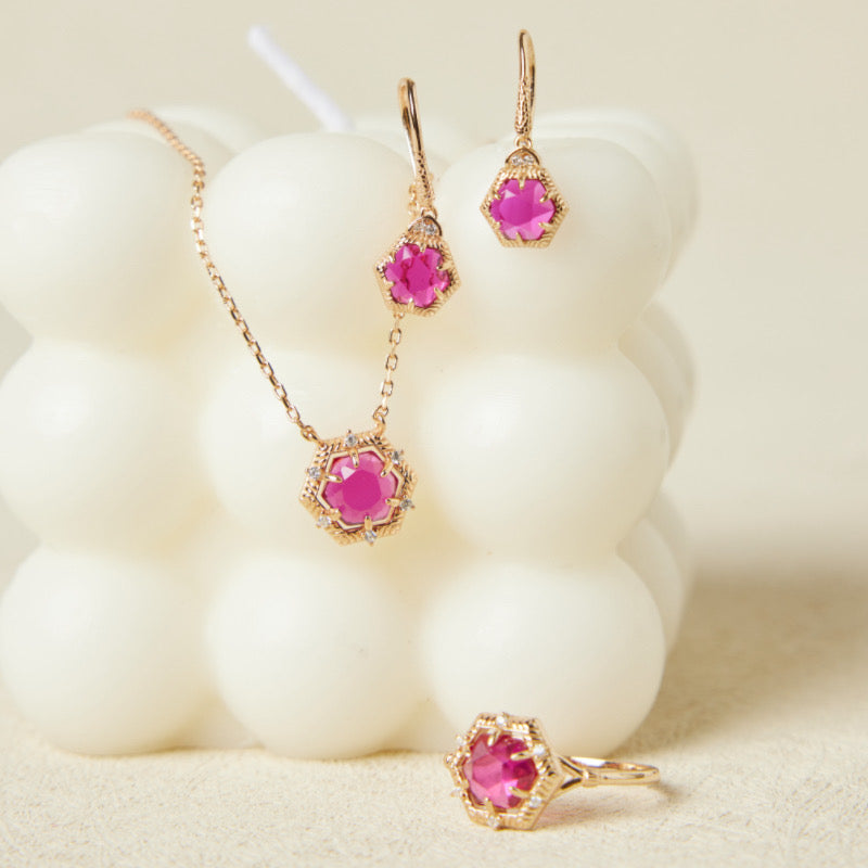 Bague Cornaline – Charme Passion, Argent Plaqué Or