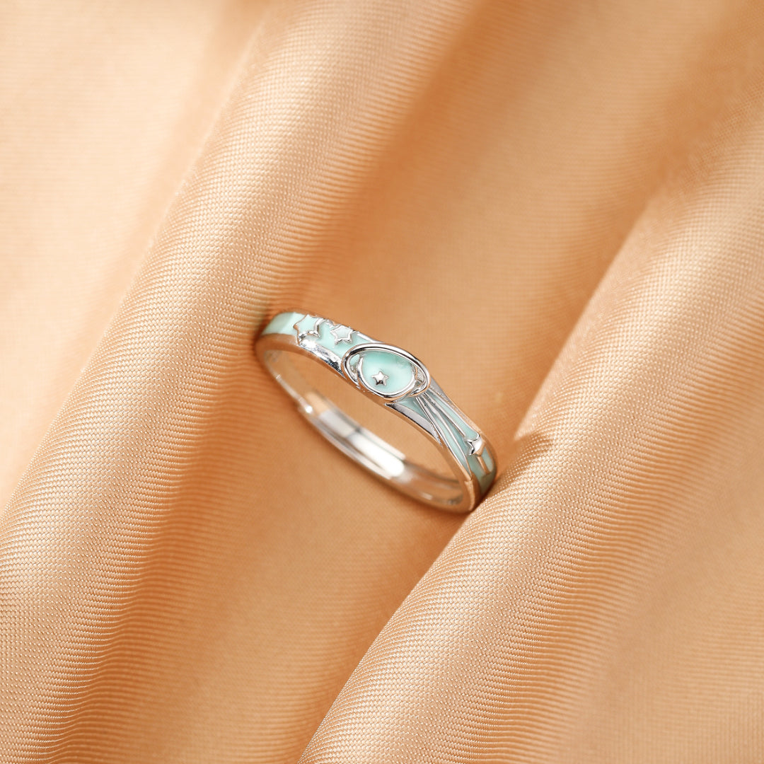 Bague couple – Promesse Astrale, Argent