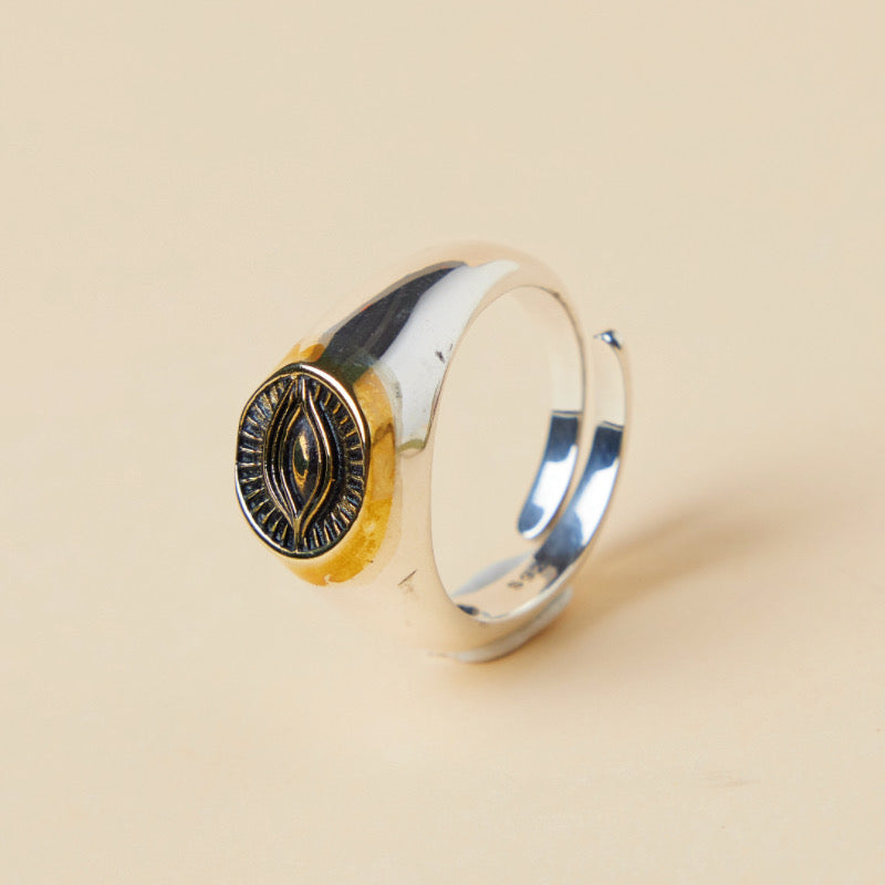 Men's Ring – Evil Eye, Silver