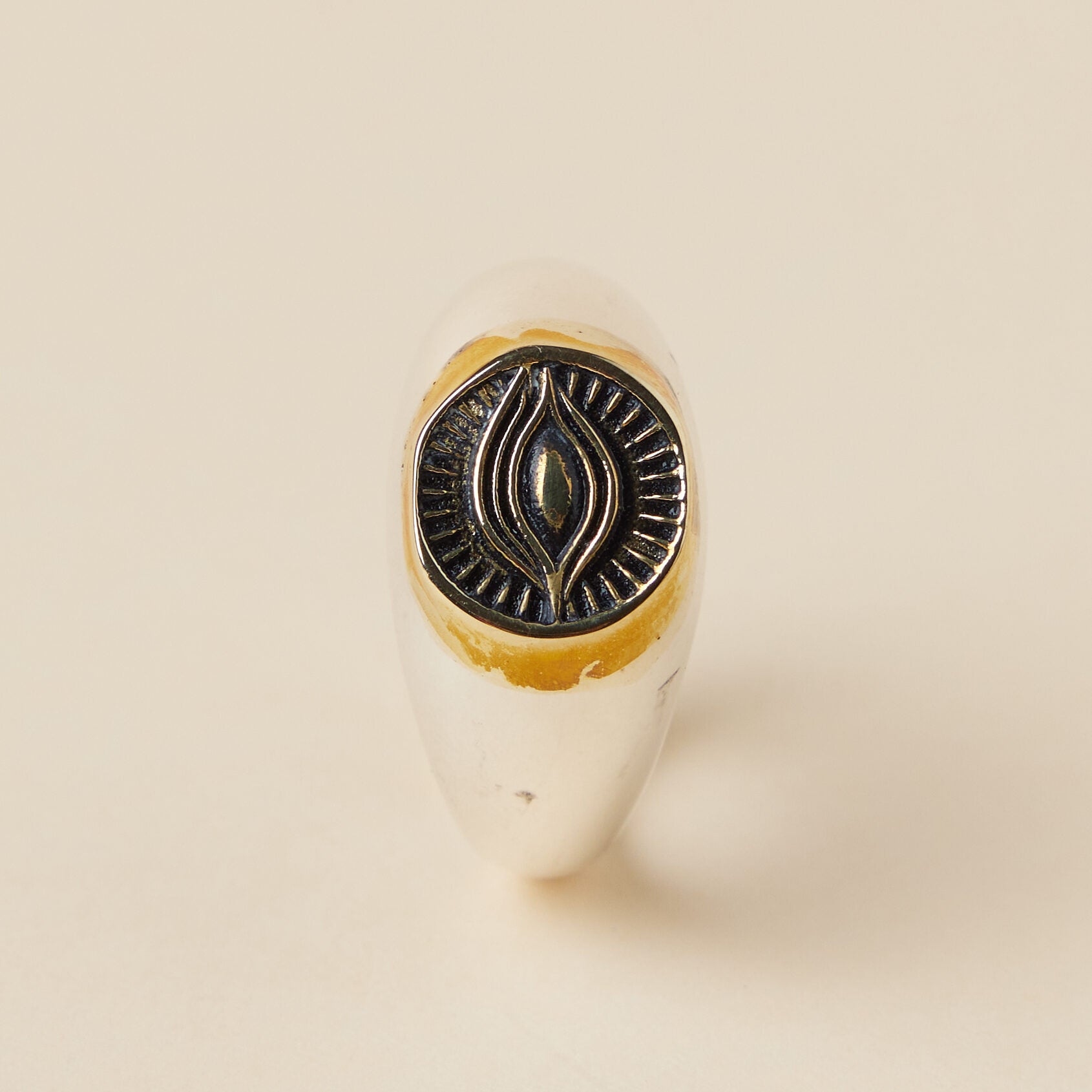 Bague Homme – Œil Maléfique, Argent