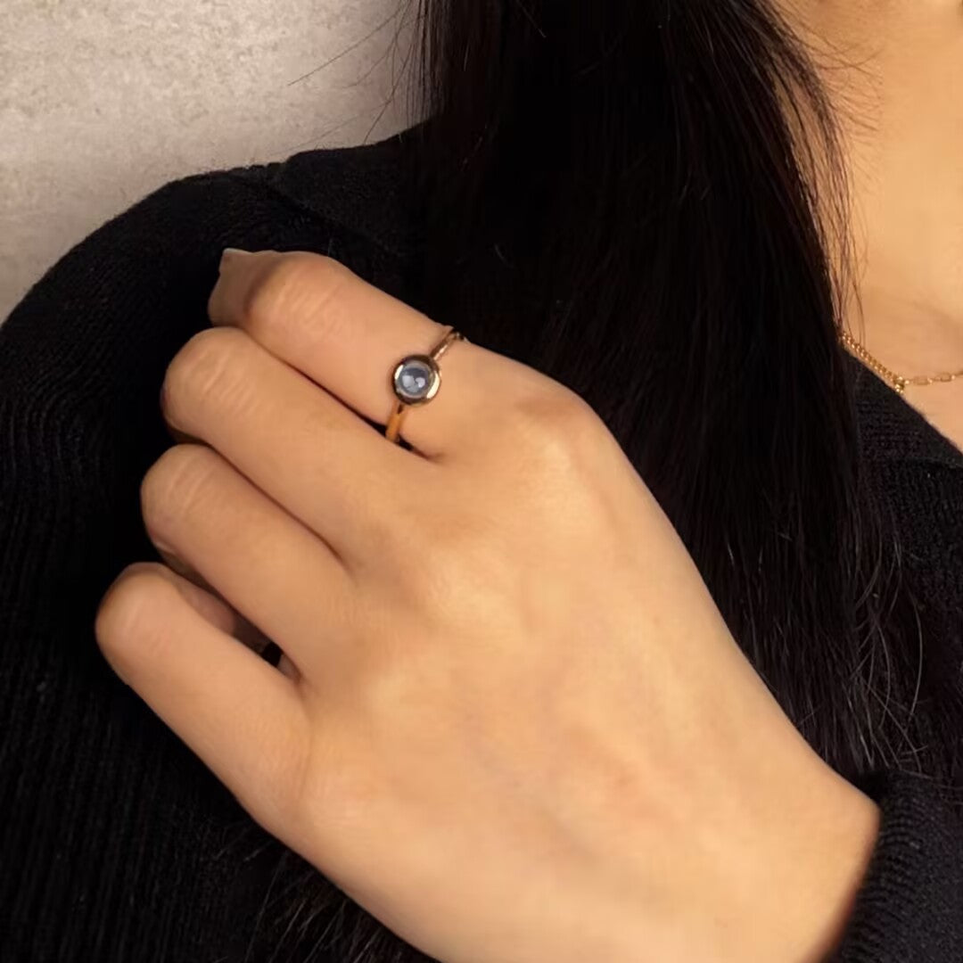 Topaz Ring – Dawn Glow, Gold Plated Silver