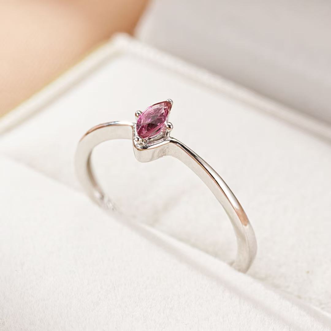 Tourmaline Ring – Celestial Promise, Silver