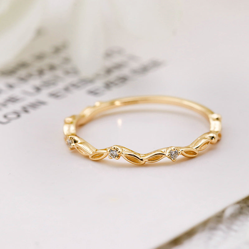 Bague Trio Aigue Marine, Perle et Zircon – Sérénité Florale