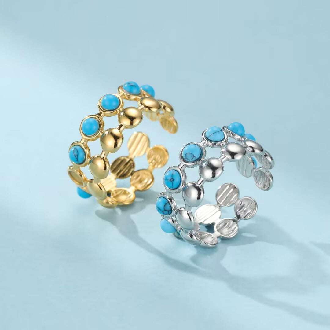 Bague Turquoise – Odyssée Azur