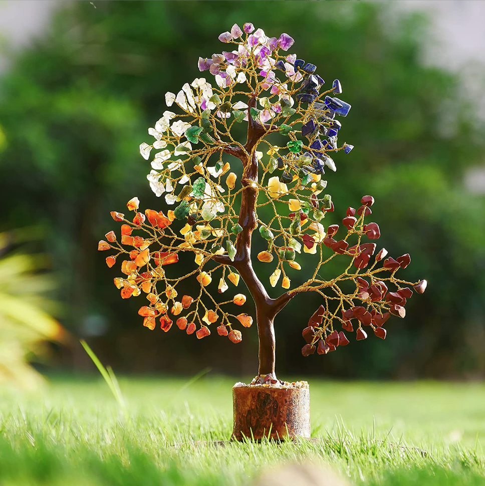 Nature's Beauty - 7 Chakra Gemstone Tree of Life