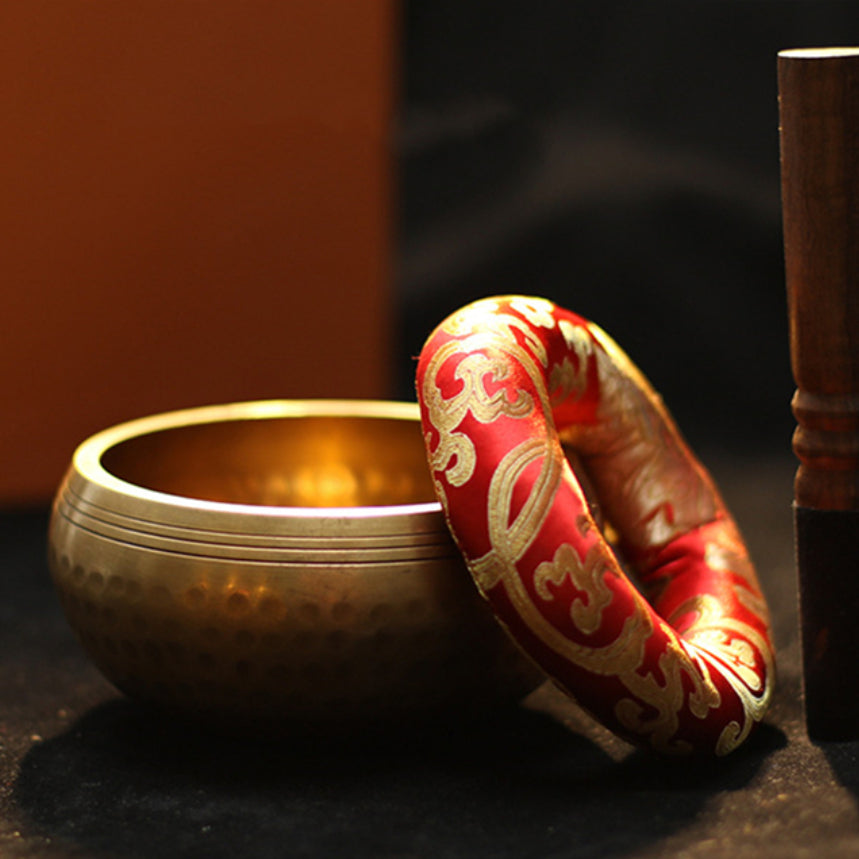 Bol Chantant Tibétain 'Sérénité' 7 Métaux Fait Main