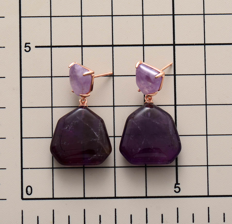 Boucles d'Oreilles Améthyste – Apaisement
