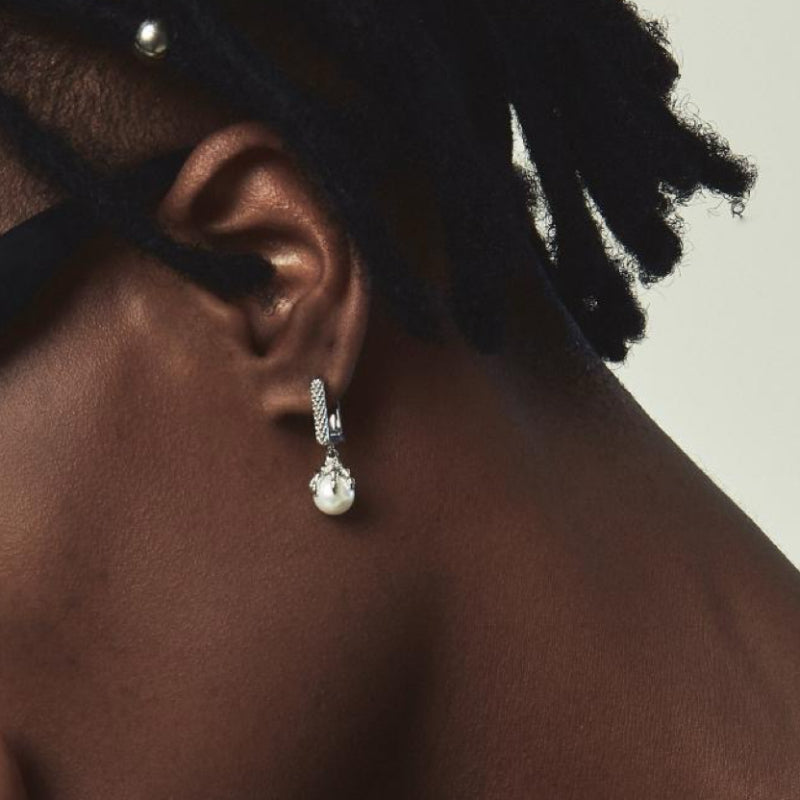 Boucles d'Oreilles Homme Nacre – Héritage Royal