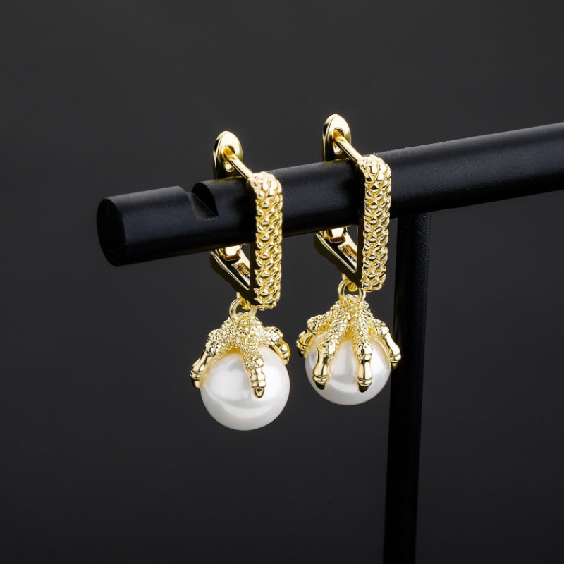 Boucles d'Oreilles Homme Nacre – Héritage Royal