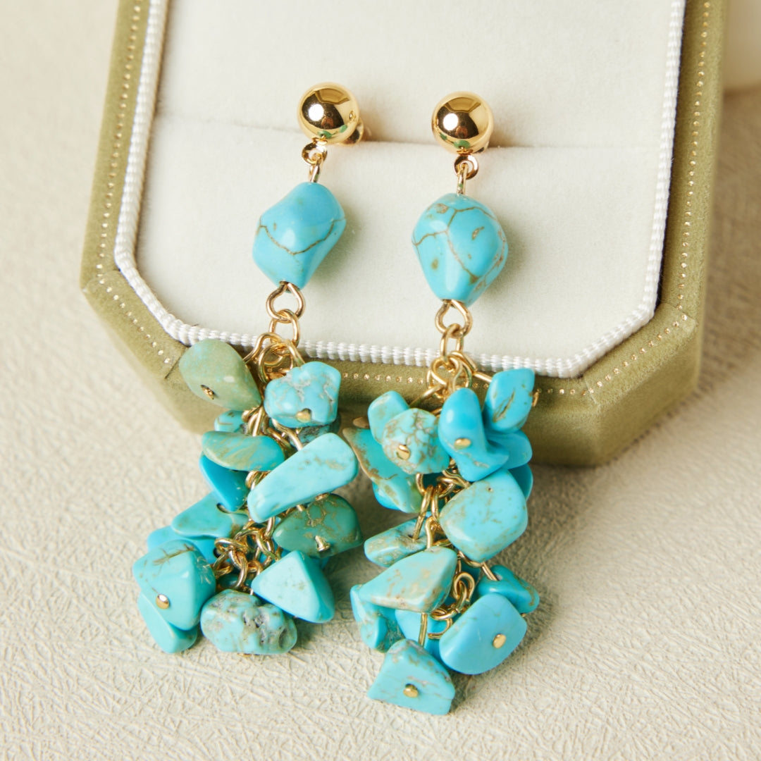 Turquoise Earrings – Sunny Sparkle