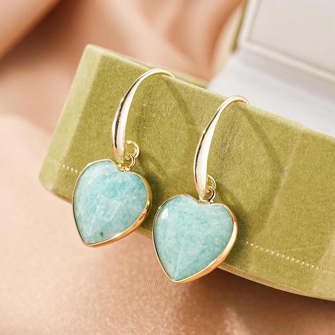 Amazonite/Lapis Lazuli Earrings – Radiant Softness