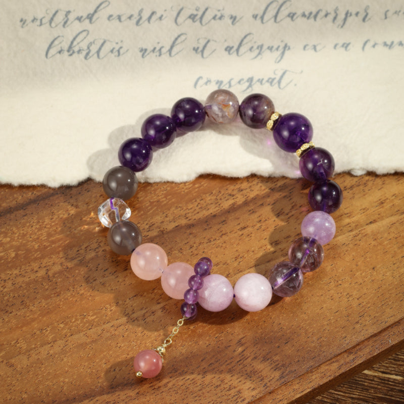 Bracelet Améthyste – Magie Lilas