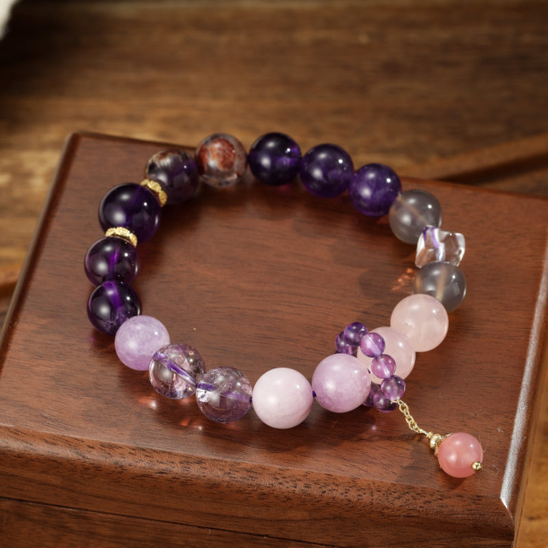 Bracelet Améthyste – Magie Lilas
