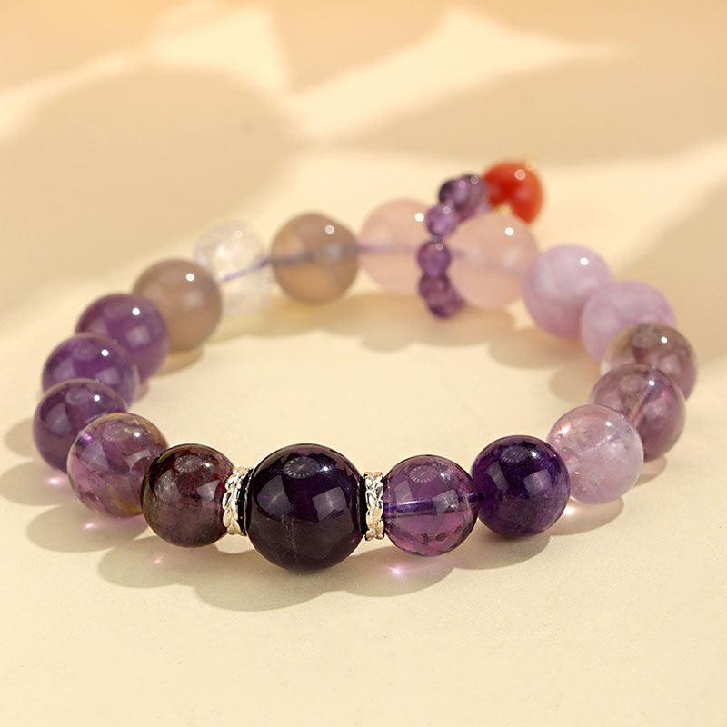 Bracelet Améthyste – Magie Lilas