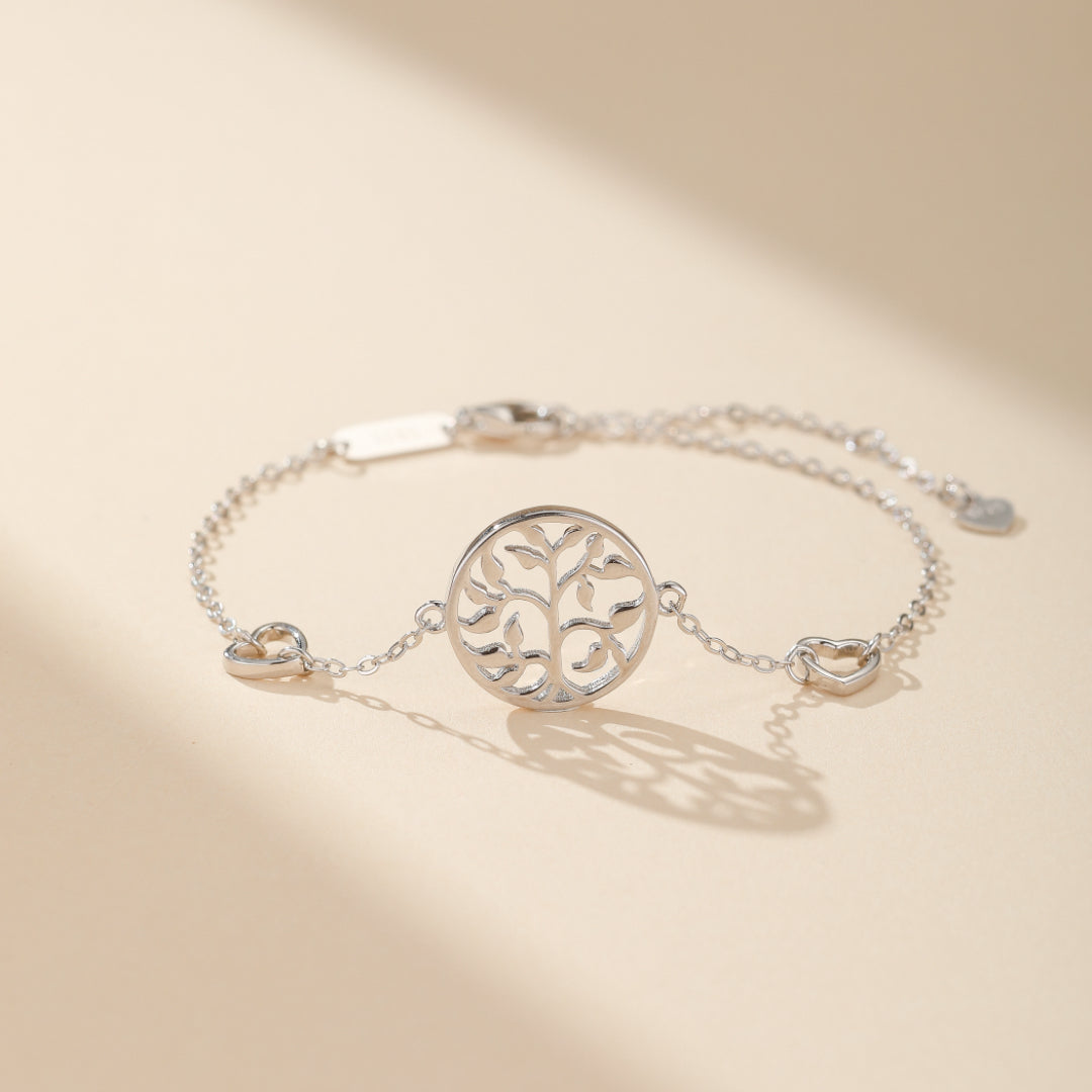 Bracelet Arbre de Vie – Amour et Vitalité, Argent 925