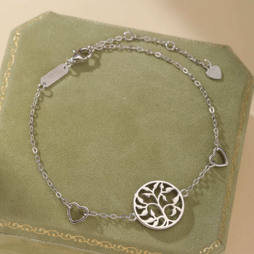 Bracelet Arbre de Vie – Amour et Vitalité, Argent 925