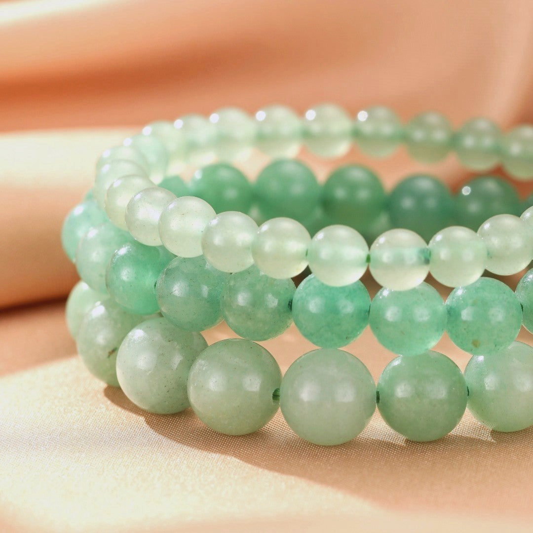 Aventurine and Jade Bracelet – Breath of Vitality