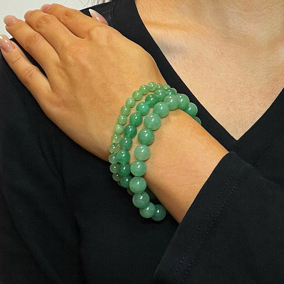 Bracelet Aventurine et Jade – Souffle de Vitalité