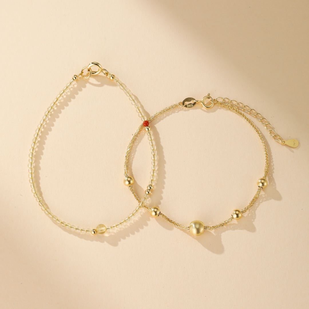 Bracelet Citrine – Lueur de Prospérité