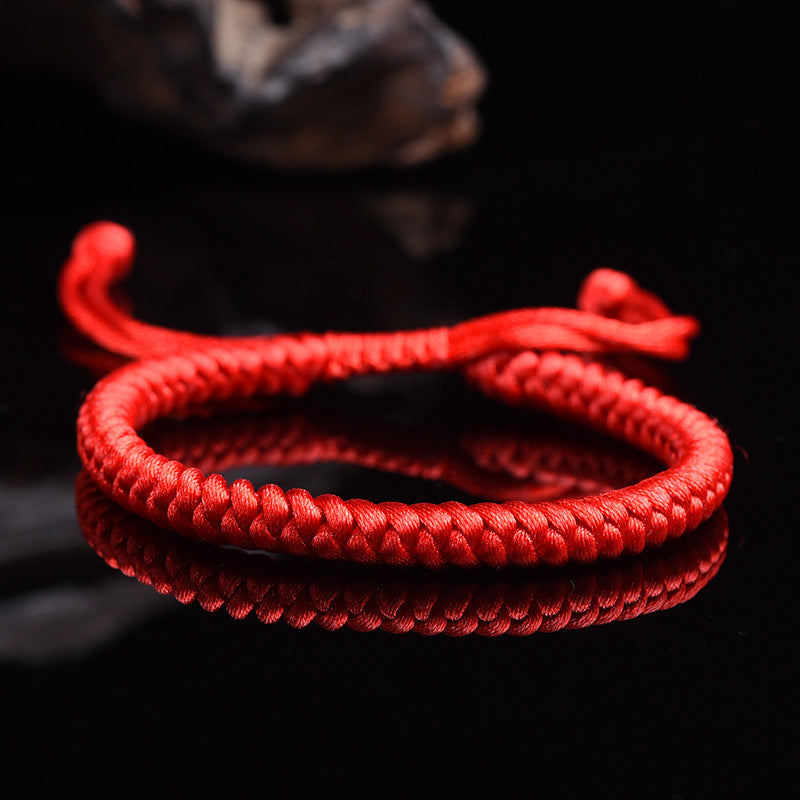 Tibetan Bracelet – Soul Guardian, Red Thread