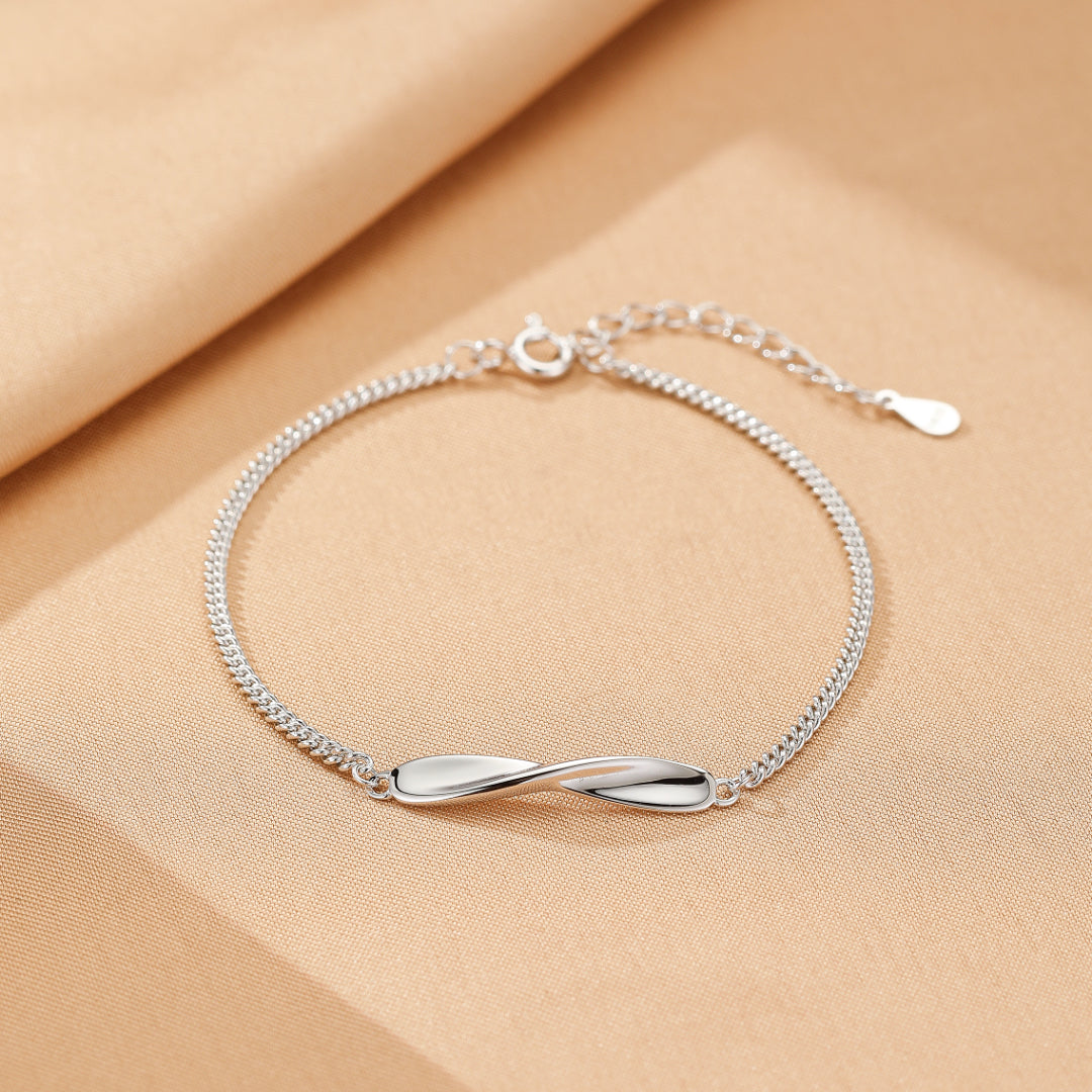 Bracelet Couple – Harmonie Liée, Argent