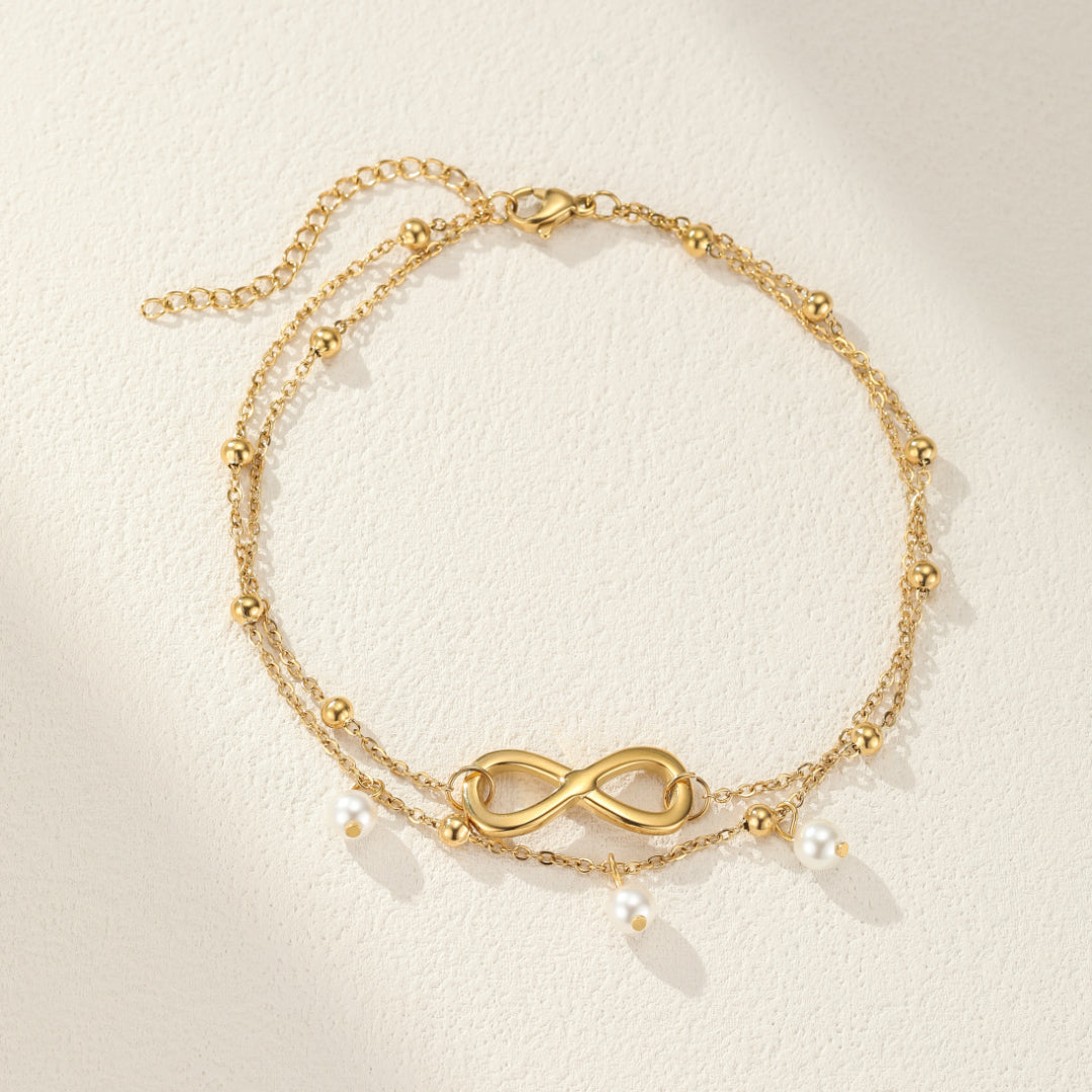 Bracelet De Cheville Perle – Élégance Intemporelle