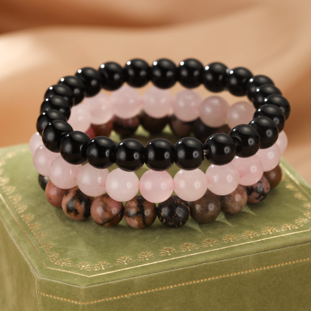 Natural Stone Bracelet - Trio
