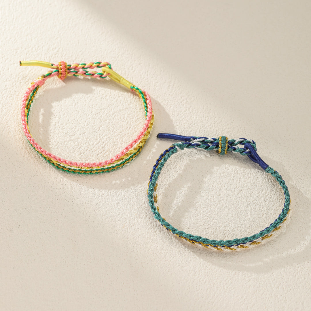 Braided Child Bracelet – Lucky Rainbow