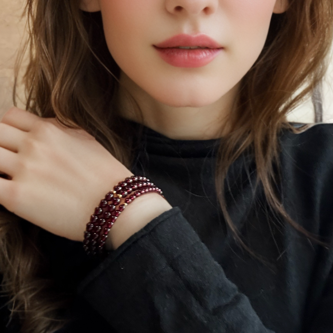 Bracelet Grenat – Cercle de Passion