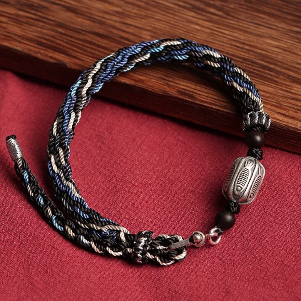 Bracelet Homme – Guerrier Marin, Argent