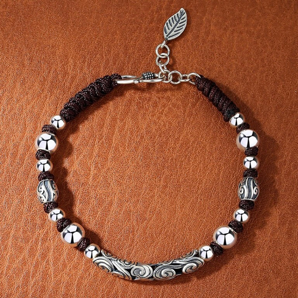 Bracelet Homme – Nuage de Bonheur, Argent