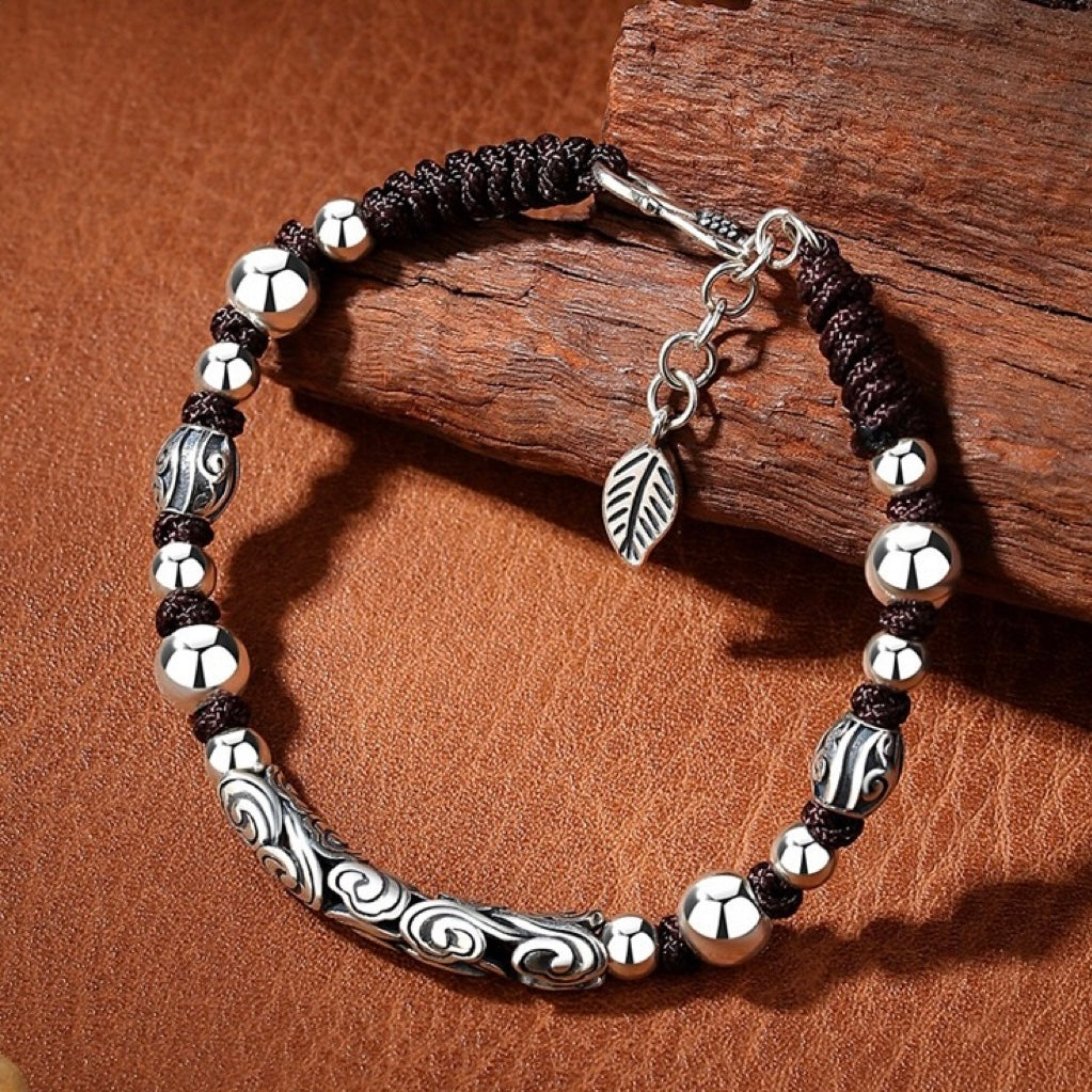 Bracelet Homme – Nuage de Bonheur, Argent