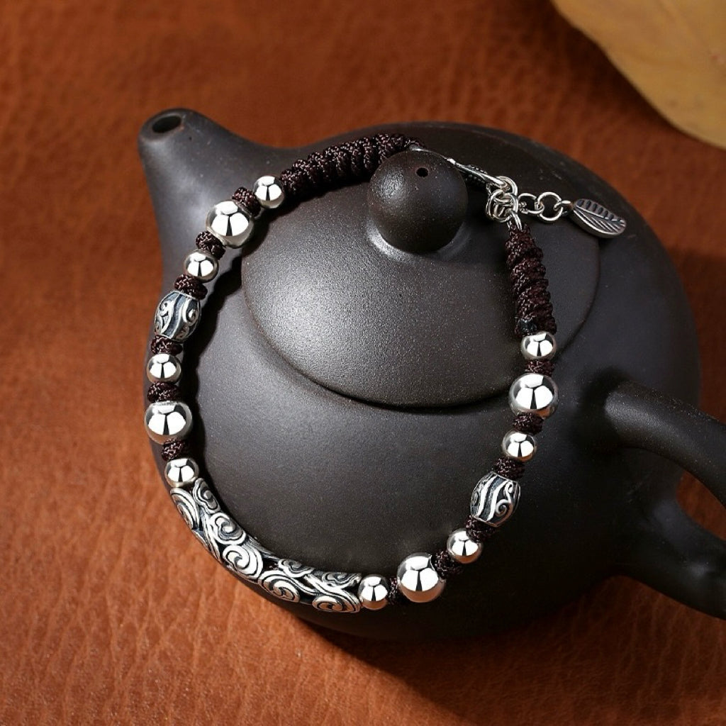 Bracelet Homme – Nuage de Bonheur, Argent