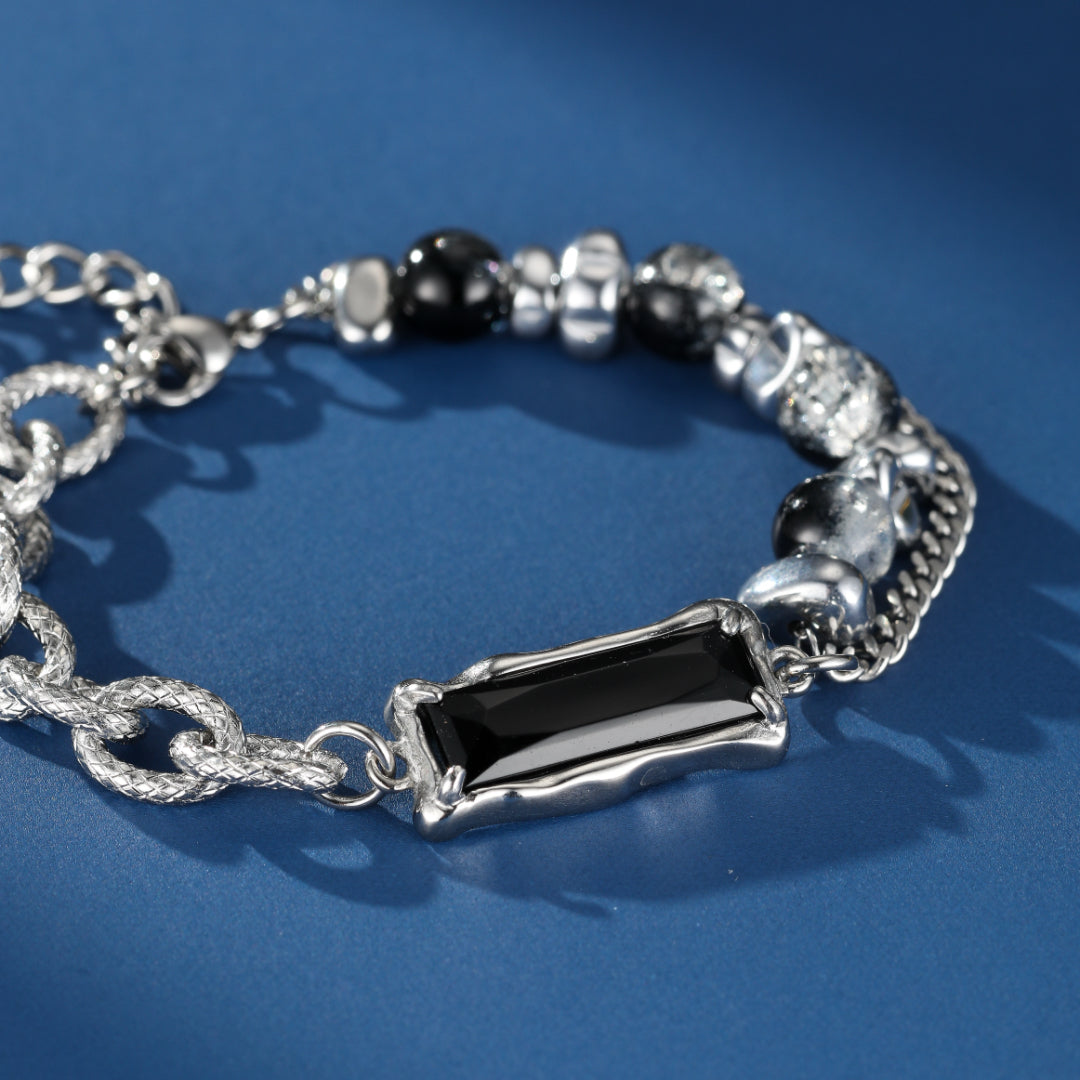 Men's Obsidian Bracelet – Underground Radiance