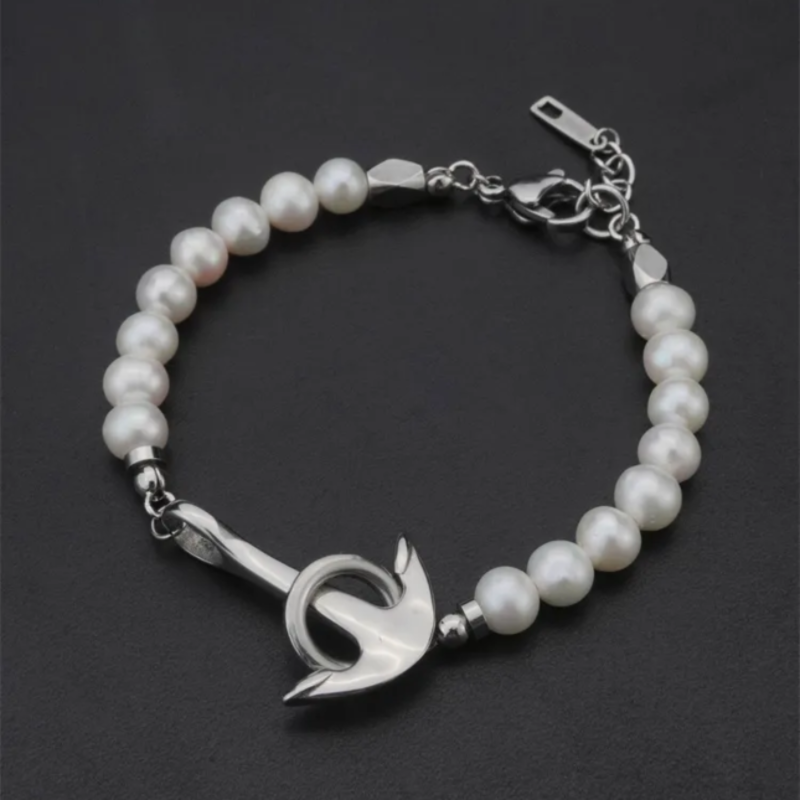 Bracelet Homme Perle – Élégance Marine