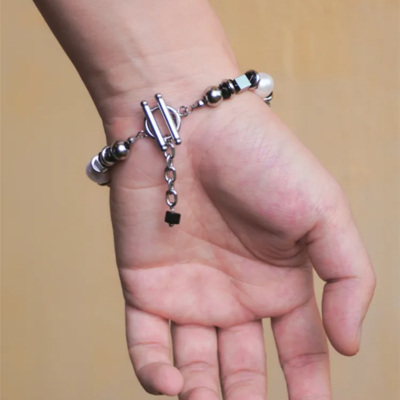 Bracelet Homme Perle – Force Naturelle