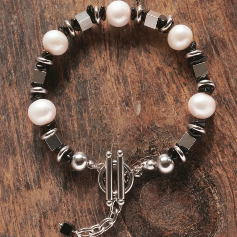 Bracelet Homme Perle – Force Naturelle