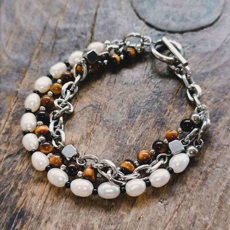 Bracelet Homme Perle – Rythme Naturel