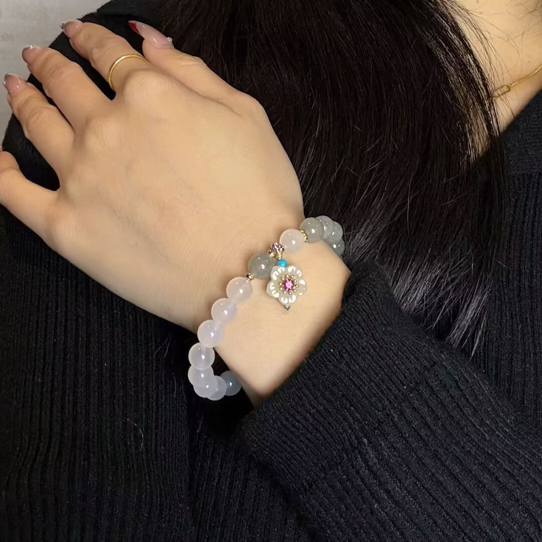 Jade and Agate Bracelet â Cherry Sweetness