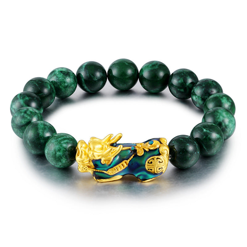 Bracelet Jade et Pi Xiu – Harmonie Céleste