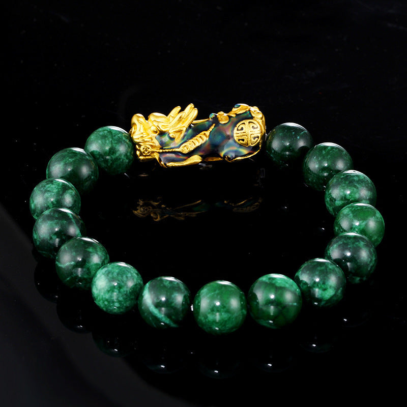 Bracelet Jade et Pi Xiu – Harmonie Céleste