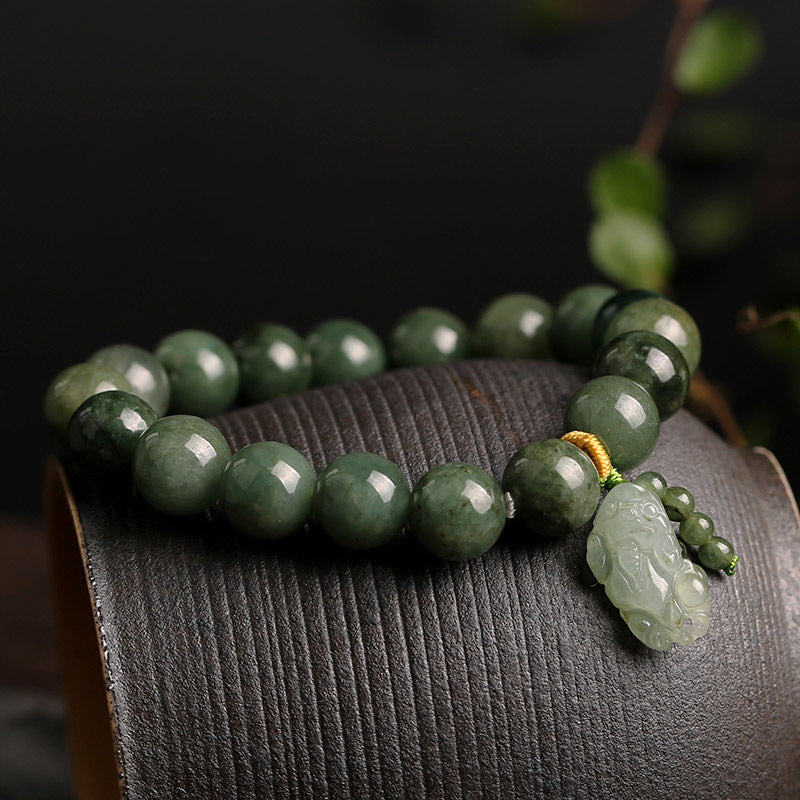 Bracelet Jade et Pi Xiu – Richesse et Succès