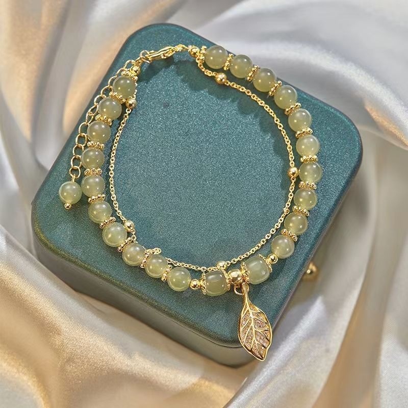 Bracelet Jade – Feuillette d'Orée
