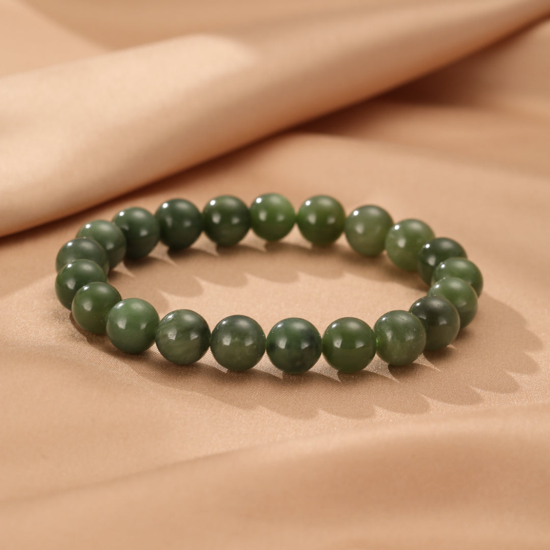 Bracelet Jade Vert – Échos de Sérénité