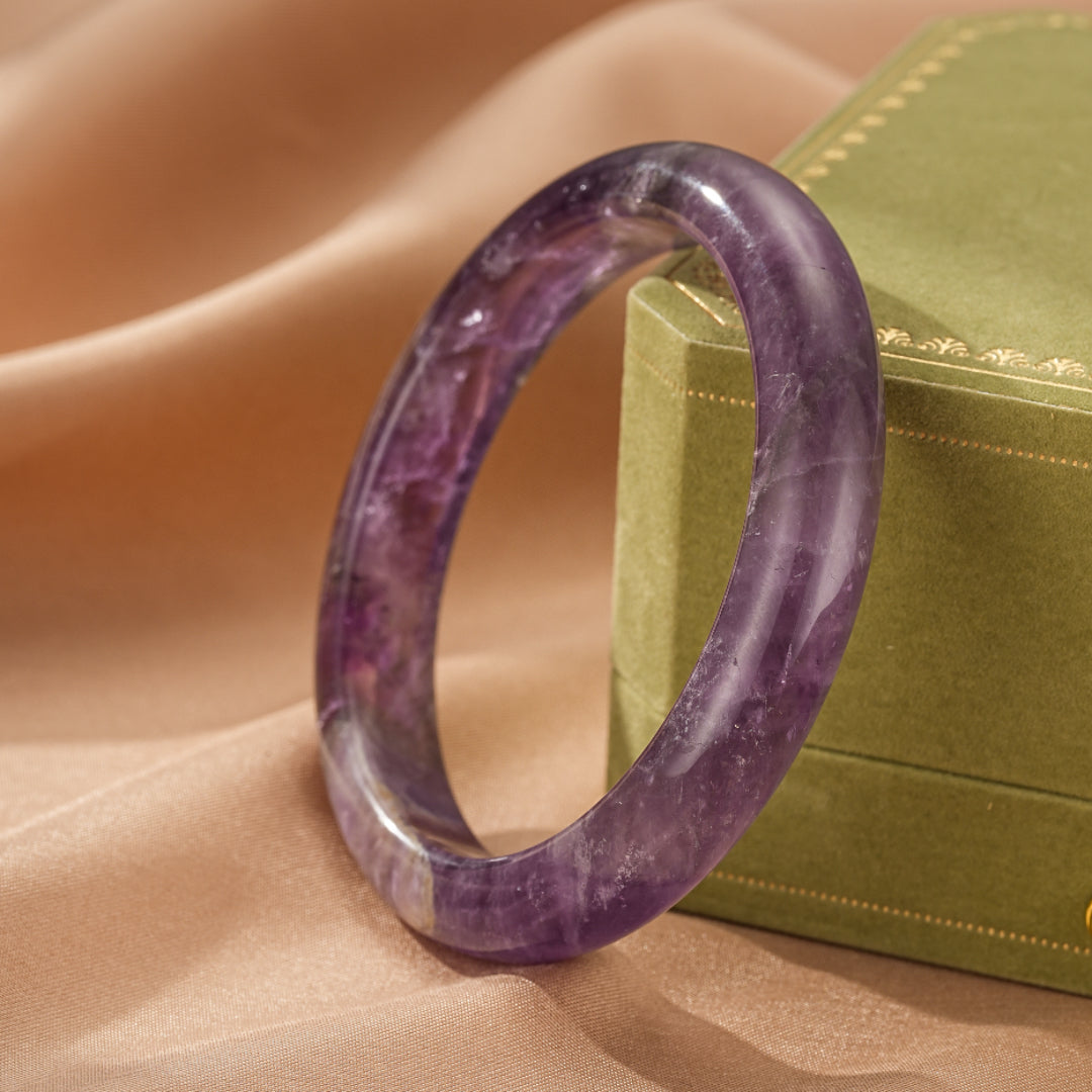 Bracelet Jonc Améthyste – Force Intérieure