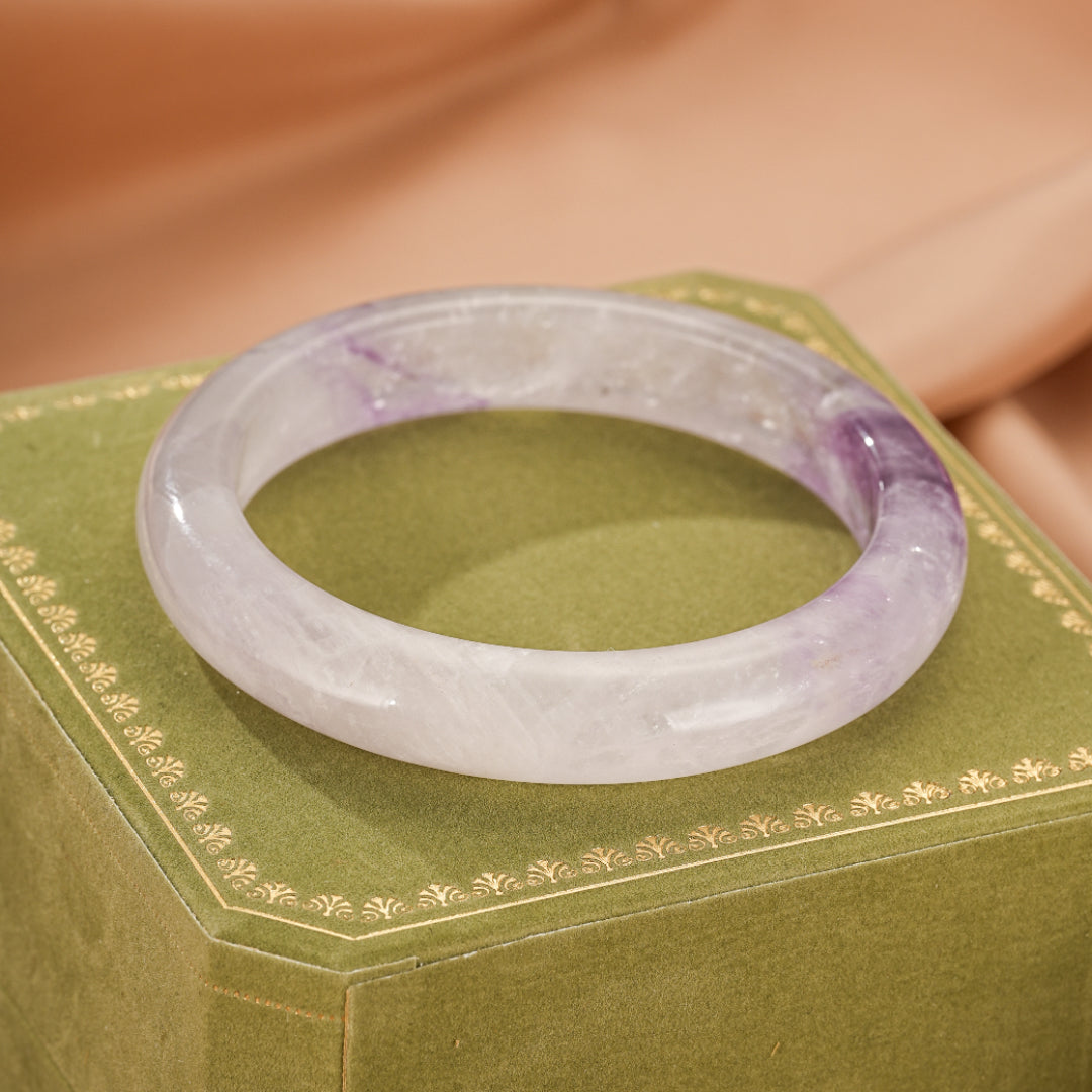 Bracelet Jonc Améthyste – Sérénité Sacrée