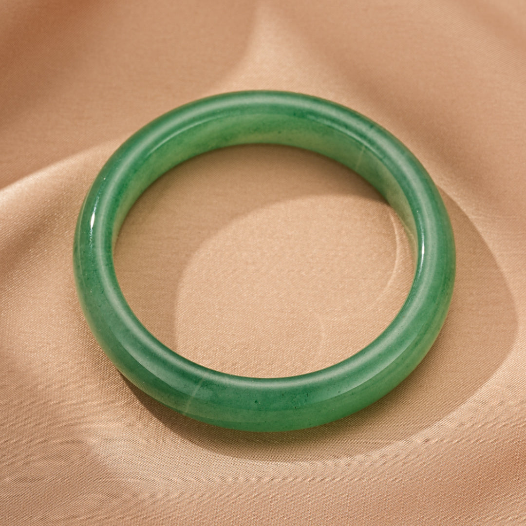 Bracelet Jonc Aventurine – Vitalité Tranquille