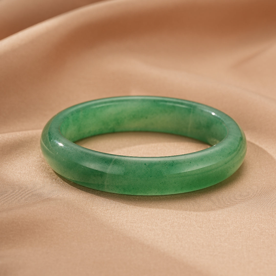 Bracelet Jonc Aventurine – Vitalité Tranquille