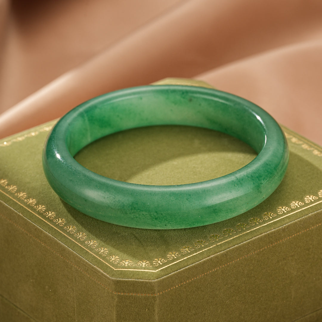 Bracelet Jonc Aventurine – Vitalité Tranquille